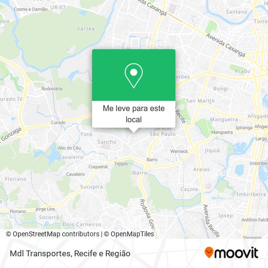 Mdl Transportes mapa