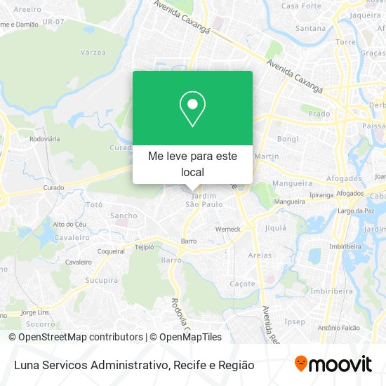 Luna Servicos Administrativo mapa