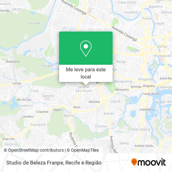 Studio de Beleza Franpe mapa