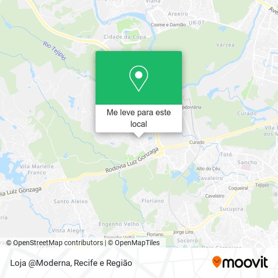 Loja @Moderna mapa