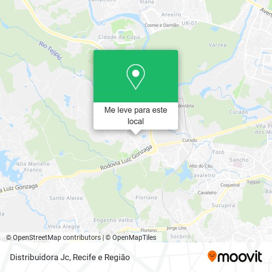 Distribuidora Jc mapa