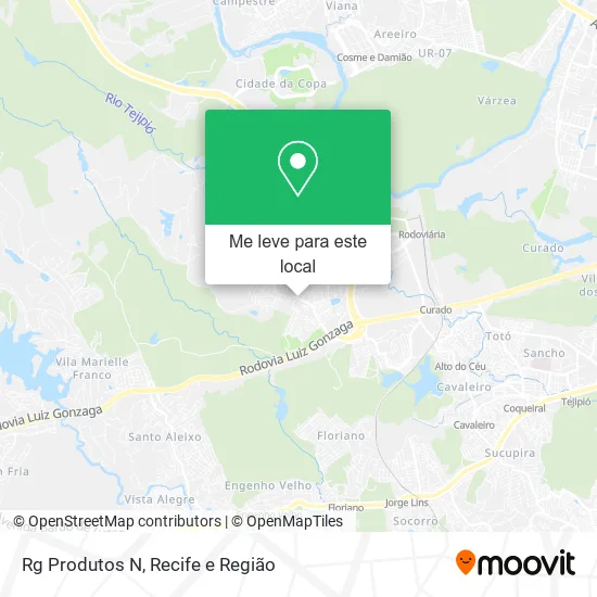 Rg Produtos N mapa