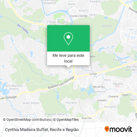 Cynthia Madeira Buffet mapa