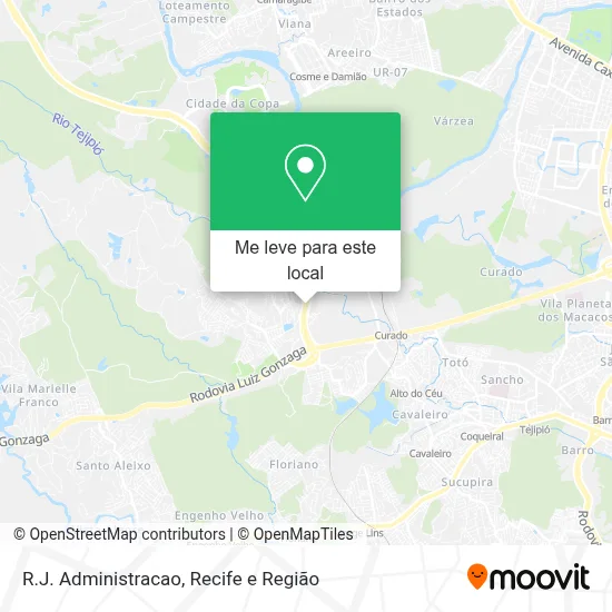 R.J. Administracao mapa