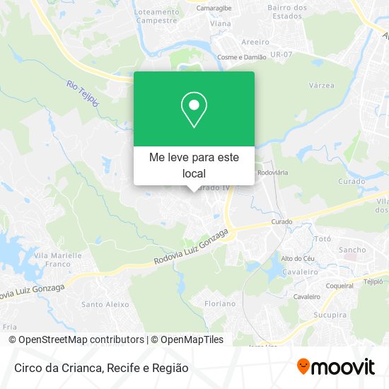 Circo da Crianca mapa
