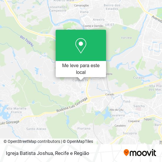 Igreja Batista Joshua mapa