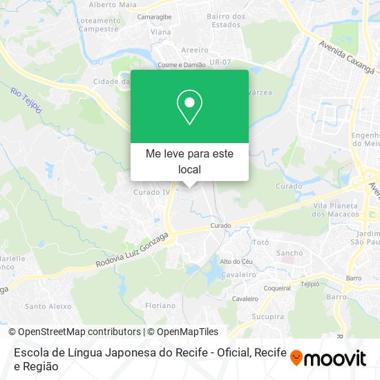 Escola de Língua Japonesa do Recife - Oficial mapa