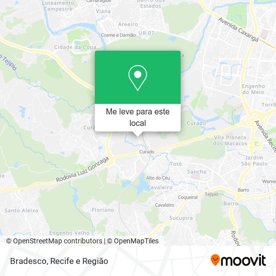 Bradesco mapa