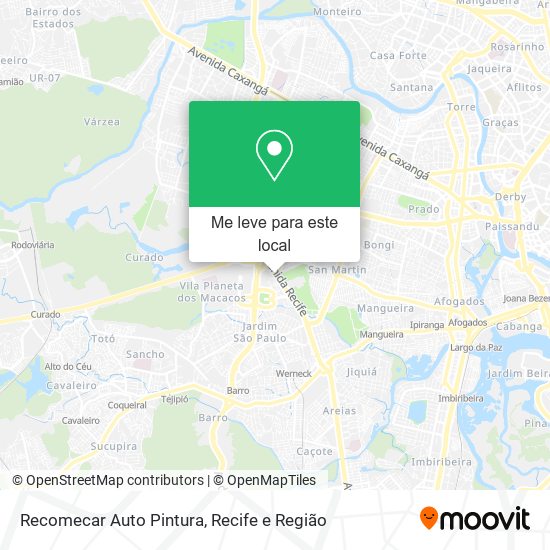Recomecar Auto Pintura mapa