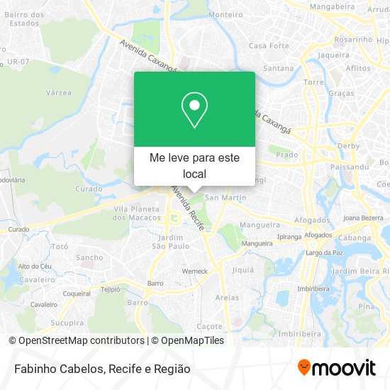 Fabinho Cabelos mapa