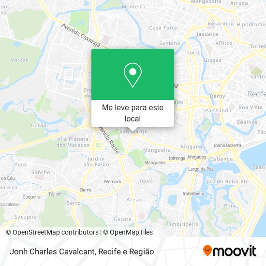 Jonh Charles Cavalcant mapa