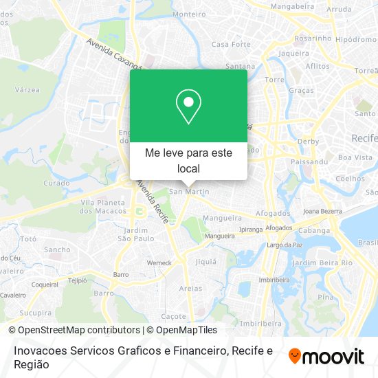 Inovacoes Servicos Graficos e Financeiro mapa