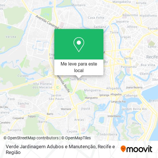 Verde Jardinagem Adubos e Manutenção mapa