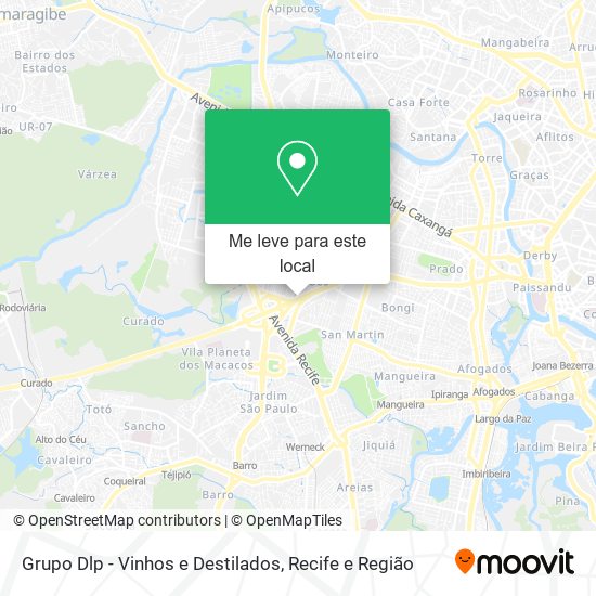 Grupo Dlp - Vinhos e Destilados mapa