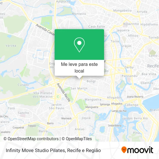 Infinity Move Studio Pilates mapa