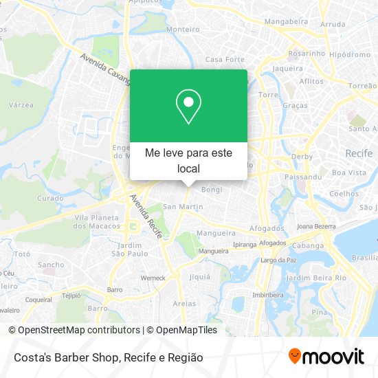 Costa's Barber Shop mapa