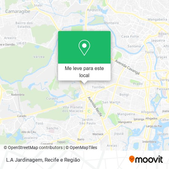 L.A Jardinagem mapa