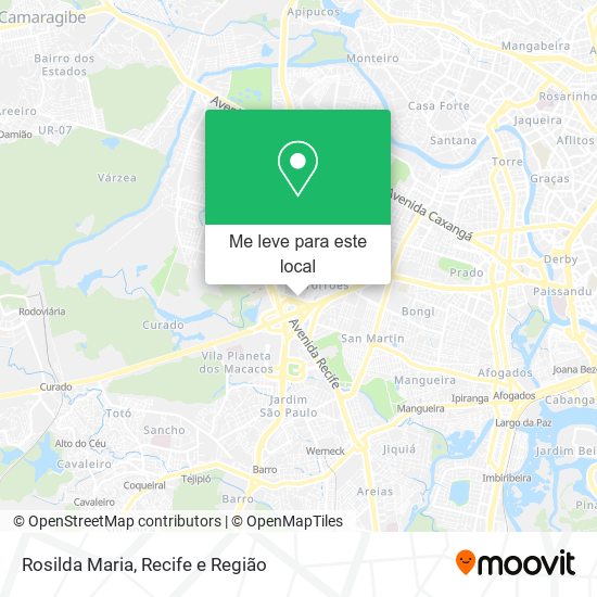 Rosilda Maria mapa