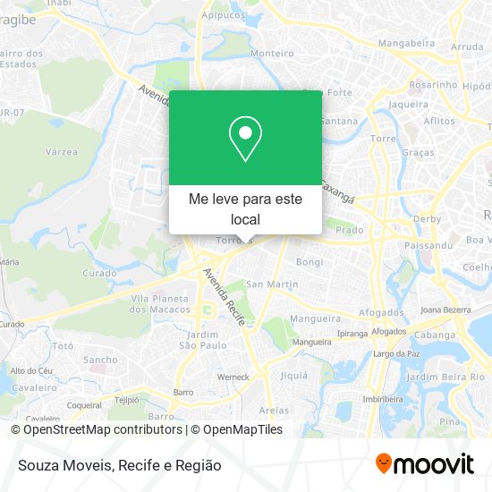 Souza Moveis mapa