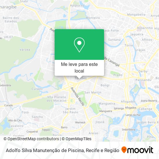 Adolfo Silva Manutenção de Piscina mapa