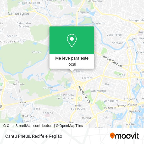 Cantu Pneus mapa