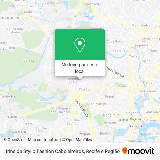 Irineide Styllo Fashion Cabeleireiros mapa