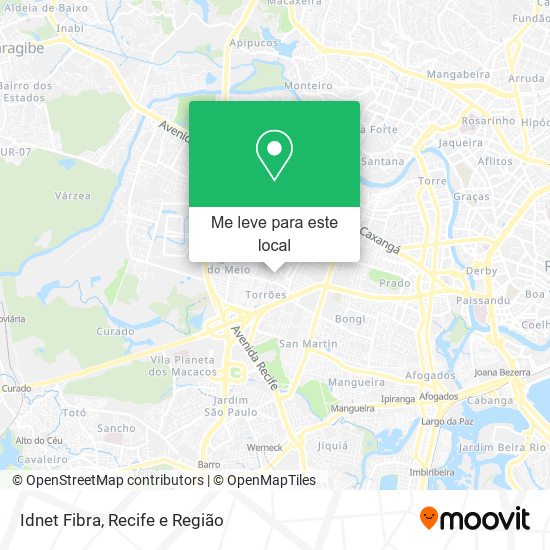 Idnet Fibra mapa