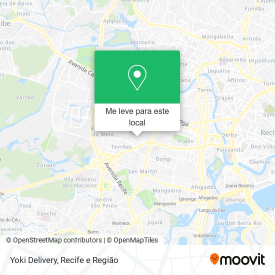 Yoki Delivery mapa