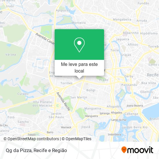 Qg da Pizza mapa
