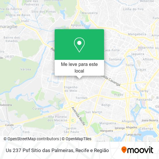 Us 237 Psf Sítio das Palmeiras mapa