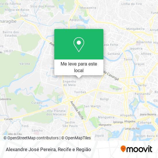 Alexandre José Pereira mapa