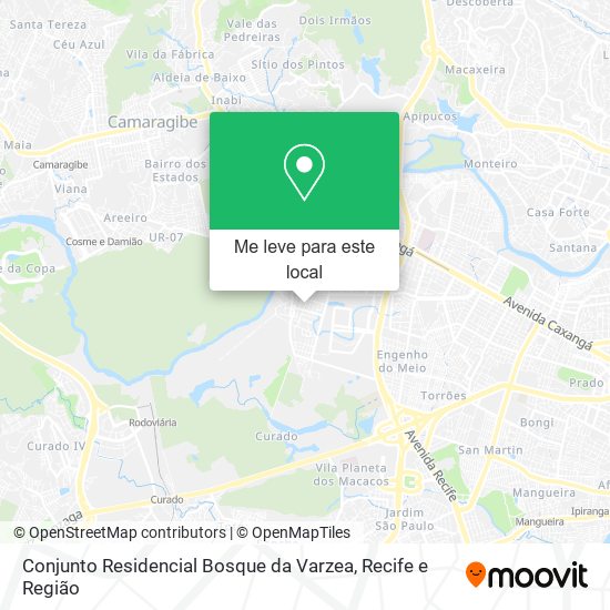 Conjunto Residencial Bosque da Varzea mapa