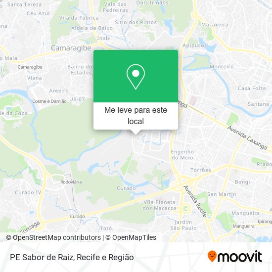 PE Sabor de Raiz mapa