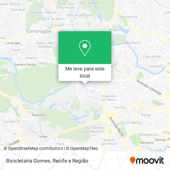 Bicicletaria Gomes mapa