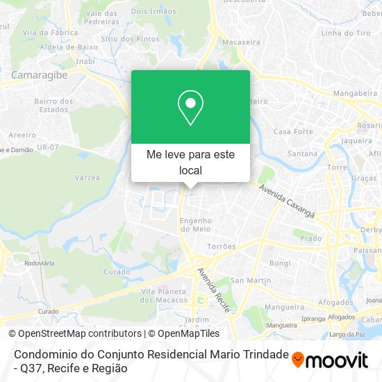 Condominio do Conjunto Residencial Mario Trindade - Q37 mapa