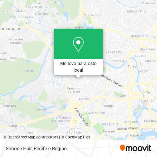 Simone Hair mapa