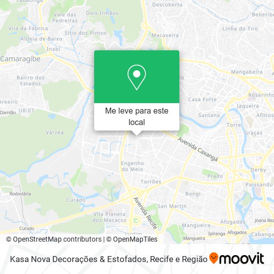 Kasa Nova Decorações & Estofados mapa
