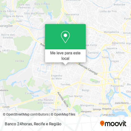 Banco 24horas mapa