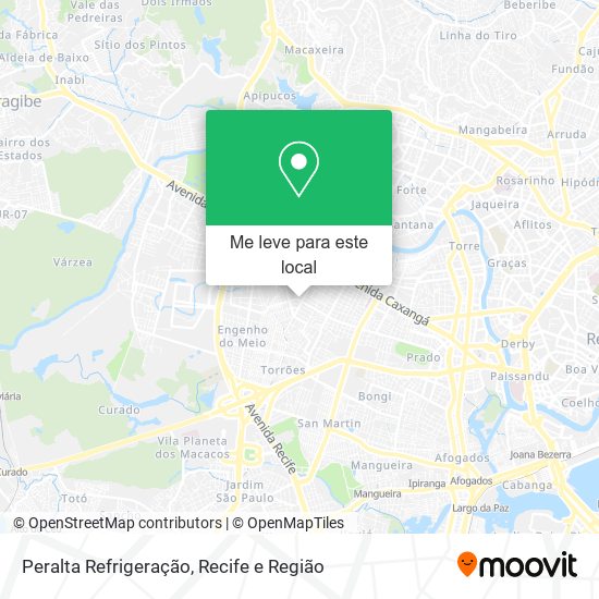 Peralta Refrigeração mapa
