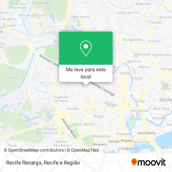 Recife Recargs mapa