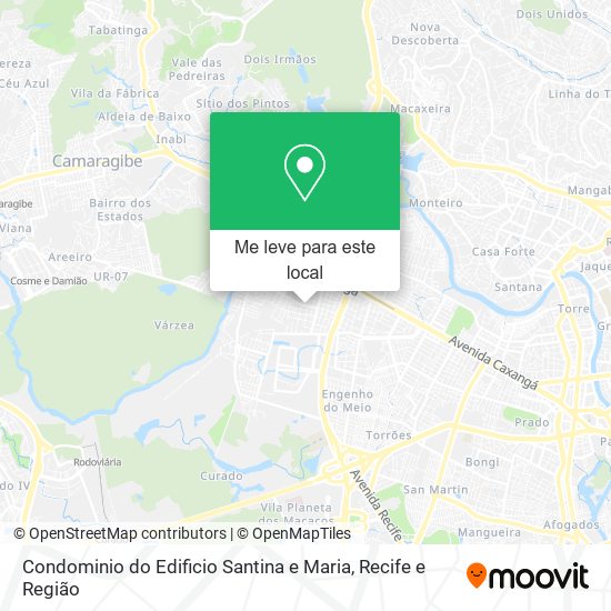 Condominio do Edificio Santina e Maria mapa
