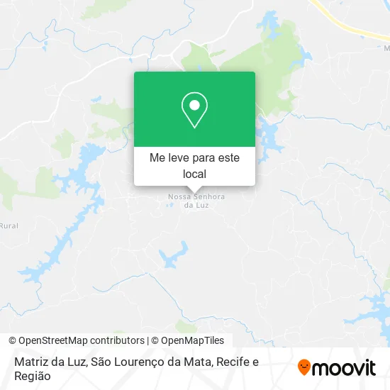Matriz da Luz, São Lourenço da Mata mapa