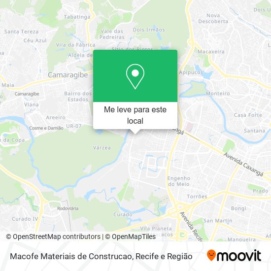 Macofe Materiais de Construcao mapa