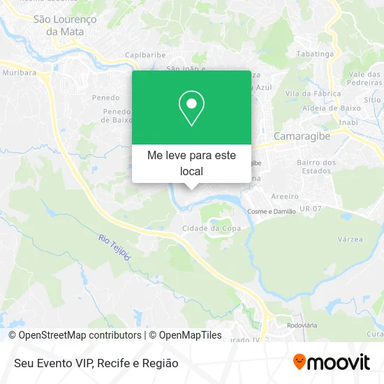 Seu Evento VIP mapa