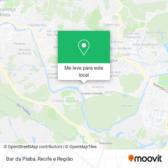 Bar da Piaba mapa