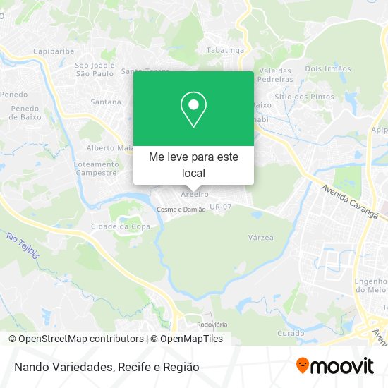 Nando Variedades mapa