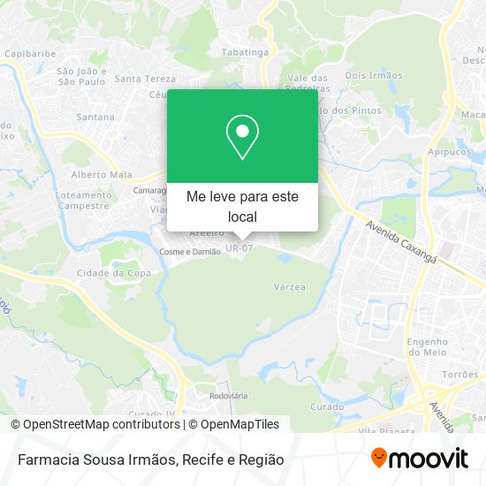 Farmacia Sousa Irmãos mapa