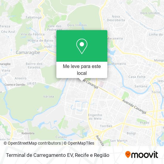 Terminal de Carregamento EV mapa