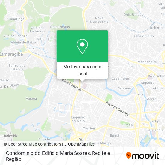 Condominio do Edificio Maria Soares mapa