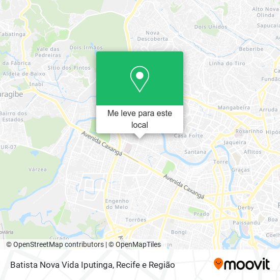 Batista Nova Vida Iputinga mapa